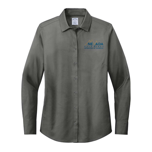 Brooks Brothers Women's Wrinkle-Free Stretch Pinpoint Shirt BB18001