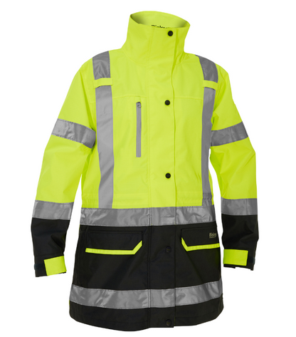 Women's Multi-Season ANSI Type R Class 3 Ripstop 5-in-1 Jacket with Class 2 Zip-Out Inner Jacket