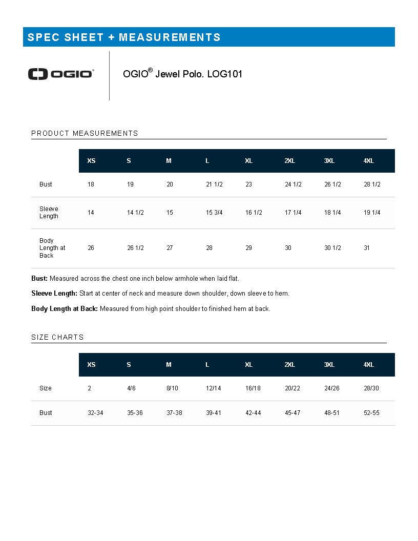 OGIO Women's Jewel Polo LOG101