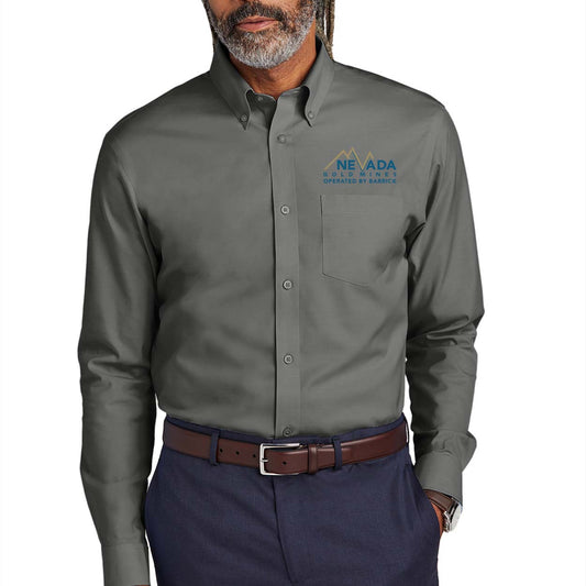 Brooks Brothers Tall Wrinkle-Free Stretch Pinpoint Shirt TBB18000