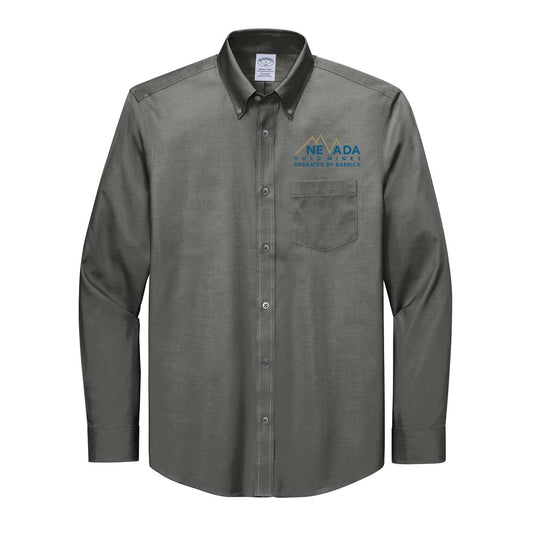 Brooks Brothers Tall Wrinkle-Free Stretch Pinpoint Shirt TBB18000